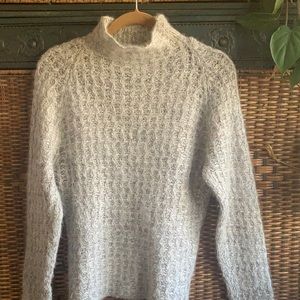 Gray Mohair Sweater